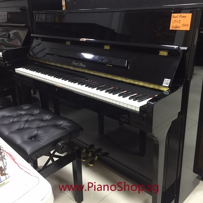 Pearl River piano, UP115, black color, height 1.15m, used 4 years